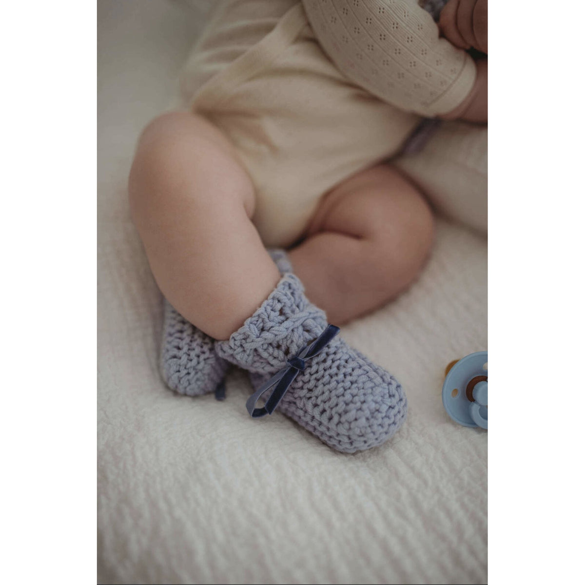Merino Wool Bonnet &amp; Booties