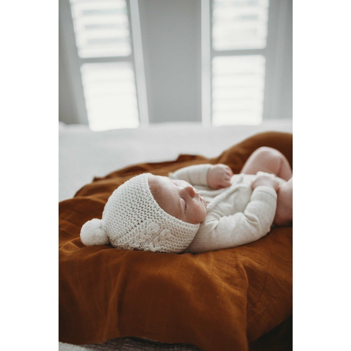 Merino Wool Bonnet &amp; Booties