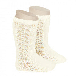 Ćondor Side Openwork Lace Knee High