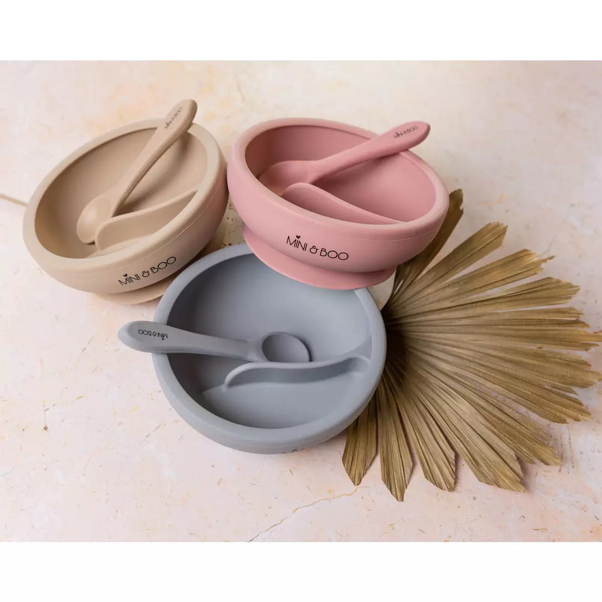 Silicone Suction Bowl Set - SECTIONED