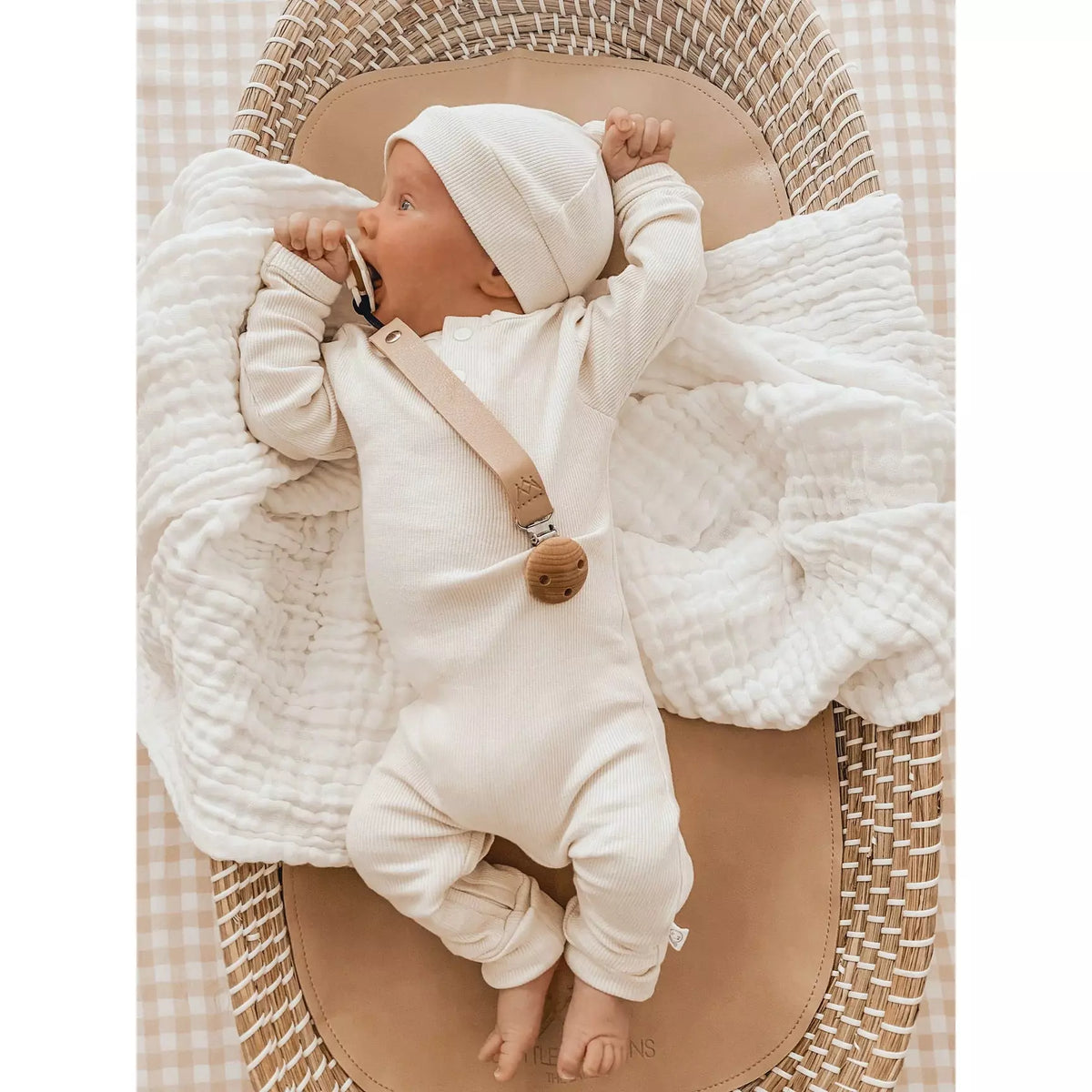 Vegan Leather Change Mat - Nude