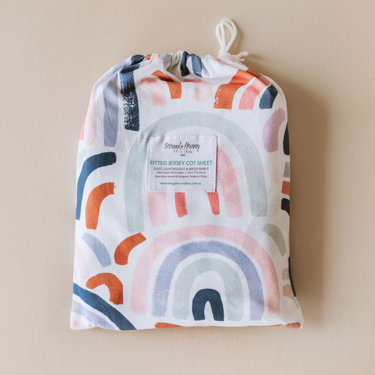 Rainbow Baby Fitted Cot Sheet