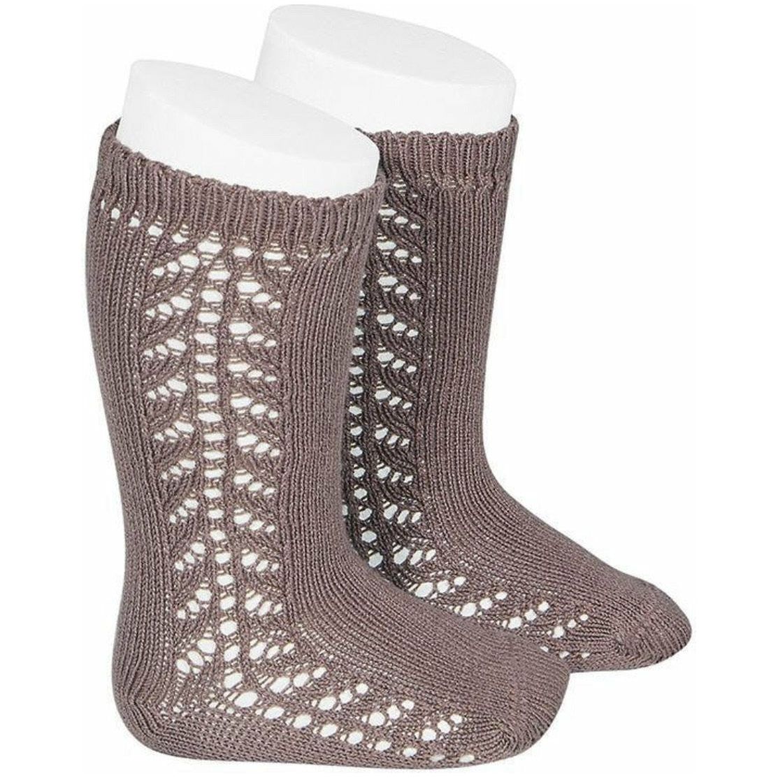 Ćondor Side Openwork Lace Knee High