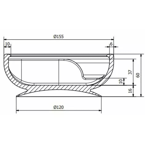 Silicone Suction Bowl Set - SECTIONED