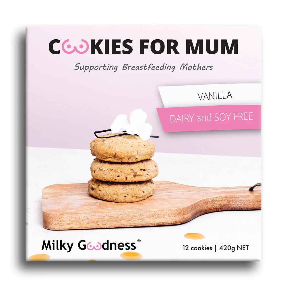Vanilla Lactation Cookies (Dairy &amp; Soy Free)