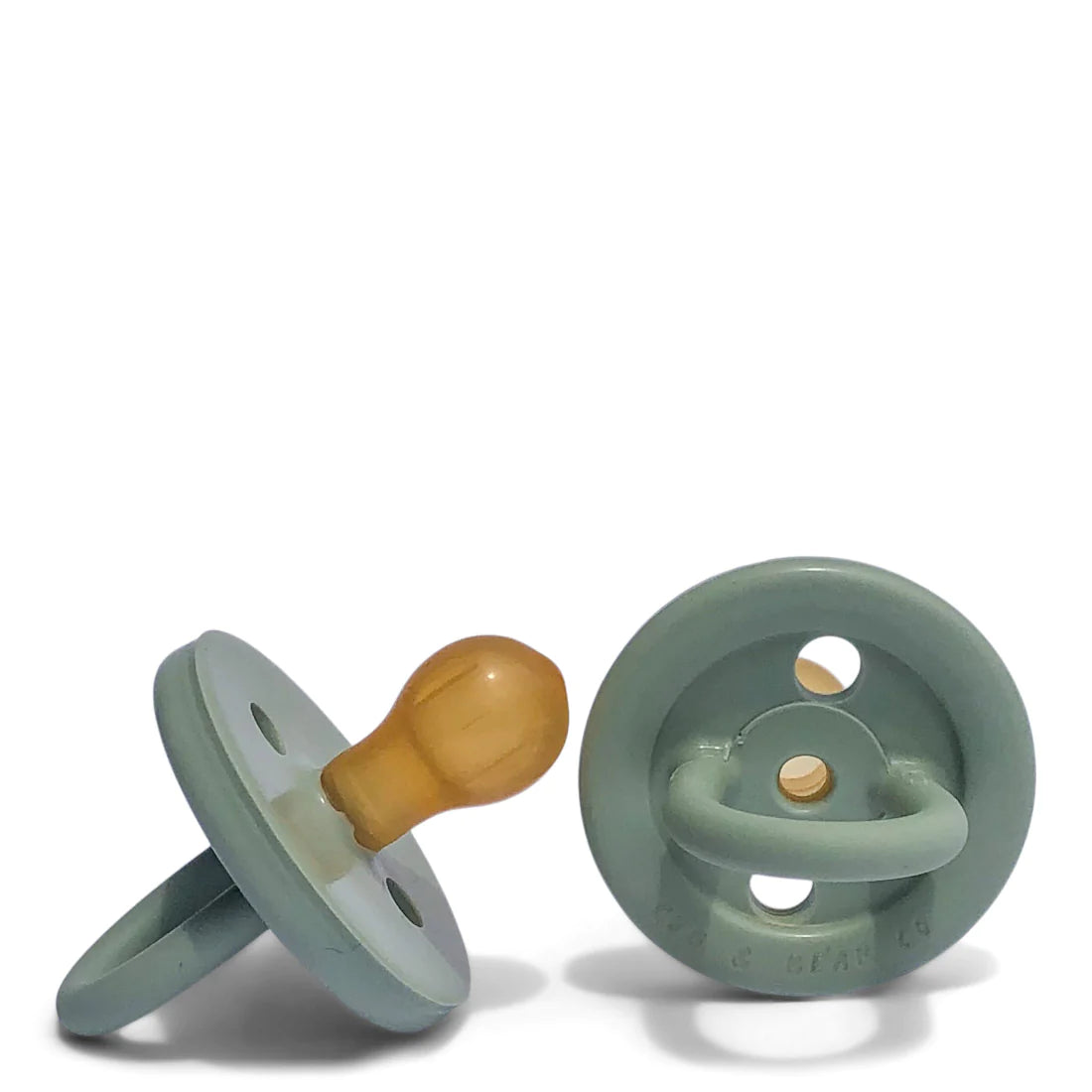 Sage Green Natural Rubber Dummy | Cub &amp; Bear Co