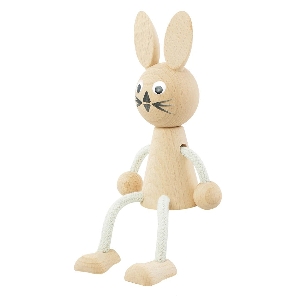 Wooden Sitting Rabbit - Williow