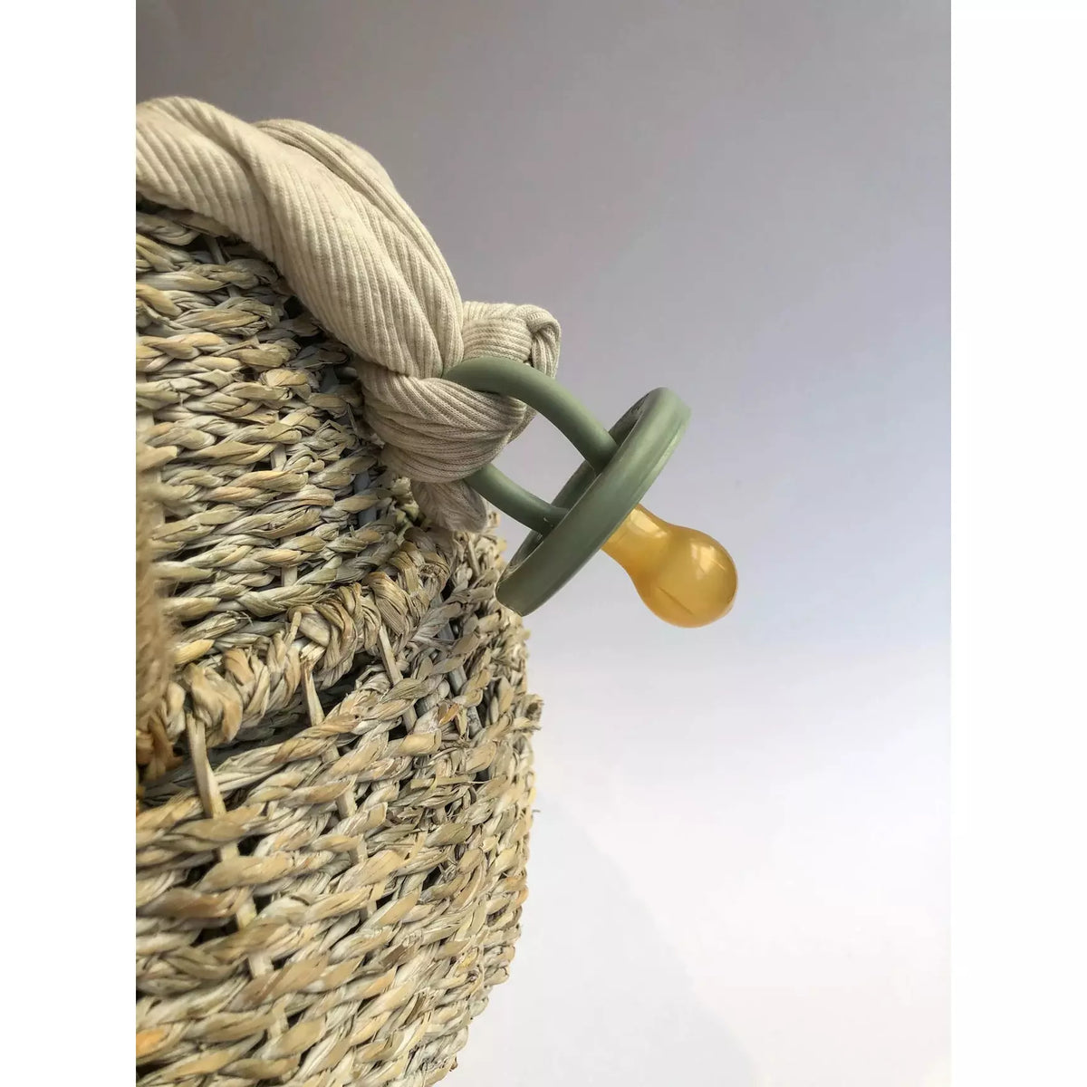 Sage Green Natural Rubber Dummy | Cub &amp; Bear Co