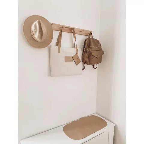 Vegan Leather Change Mat - Nude
