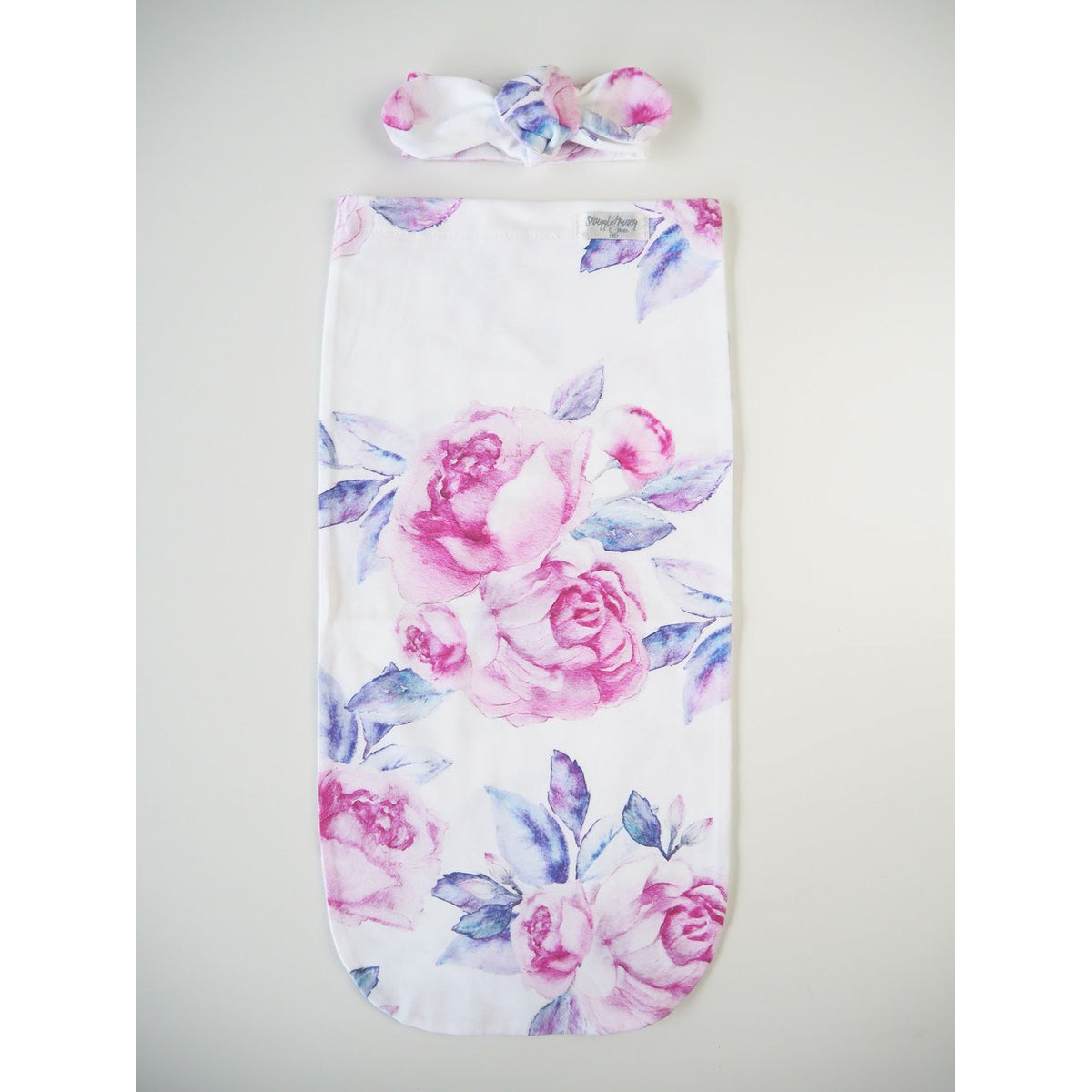 Lilac Skies Snuggle Swaddle &amp; Topknot Set