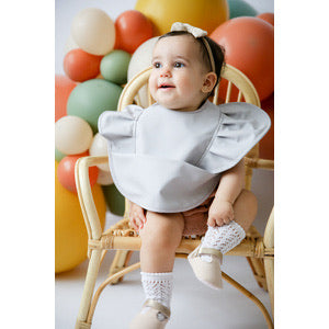 Dove Frill | Snuggle Bib Waterproof