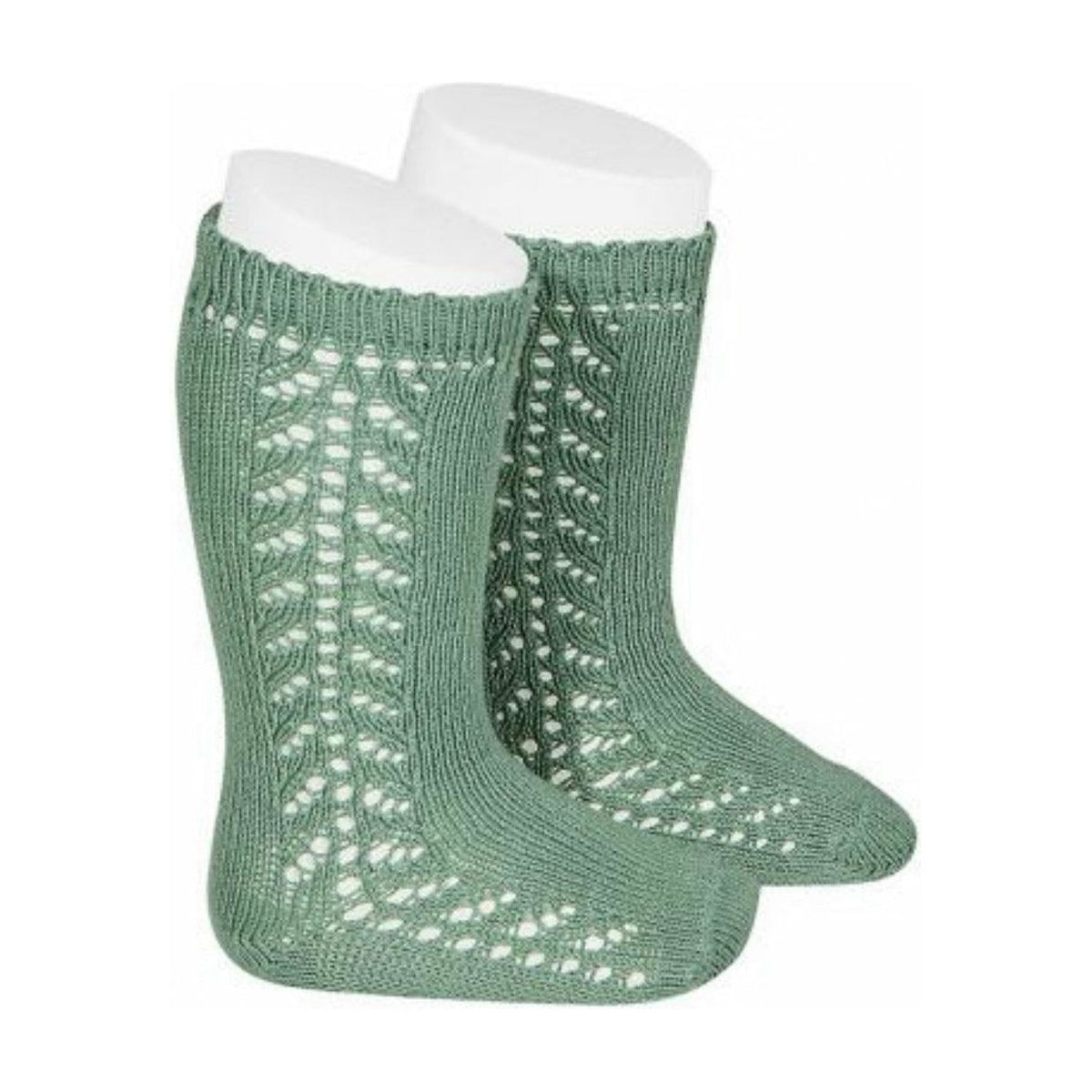 Ćondor Side Openwork Lace Knee High