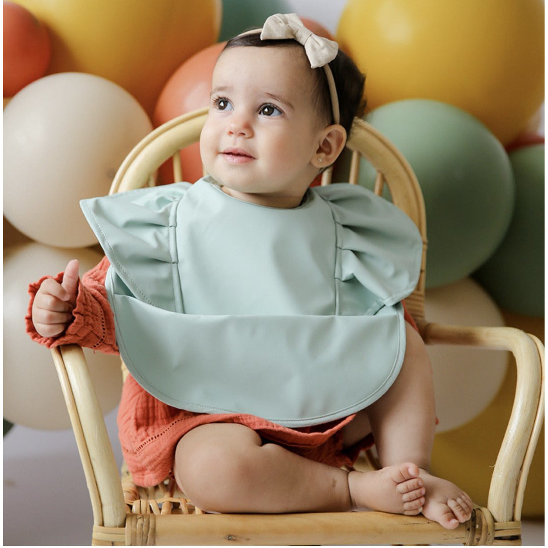 Sage Frill | Snuggle Bib Waterproof