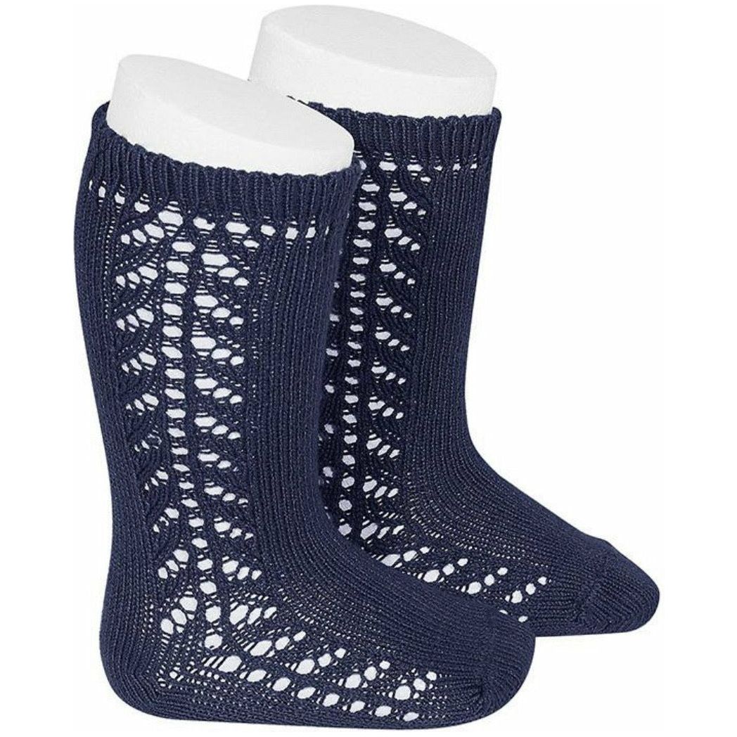 Ćondor Side Openwork Lace Knee High