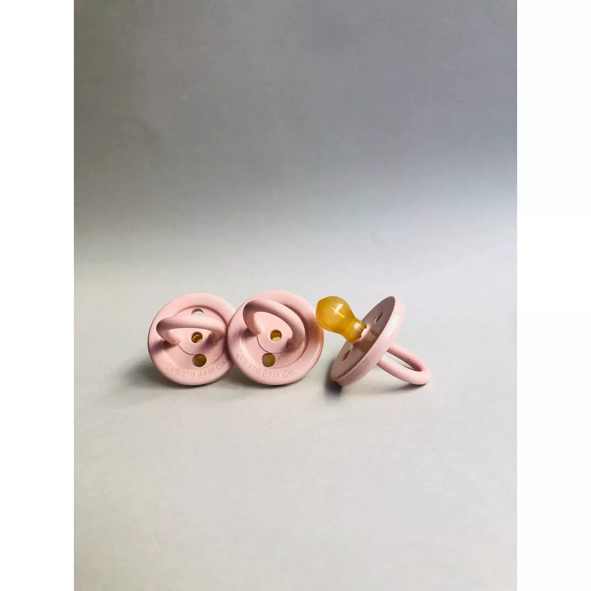 Blush Pink Natural Rubber Dummy | Cub &amp; Bear Co