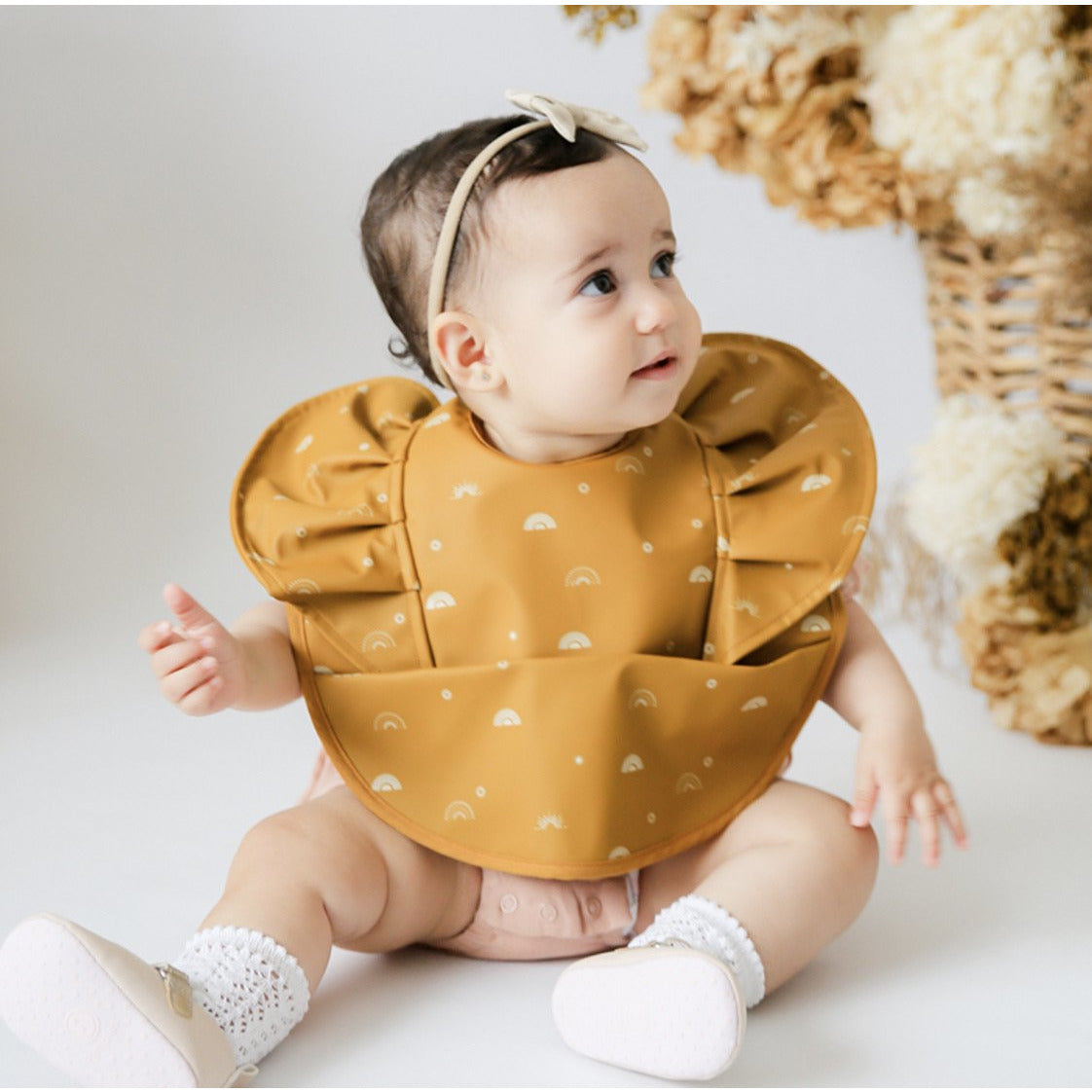 Sunrise Frill | Snuggle Bib Waterproof