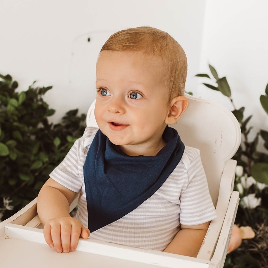 Navy - Dribble Bib